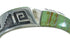 Turquoise Southwestern Silver Water Wave Cuff Bracelet AX77958